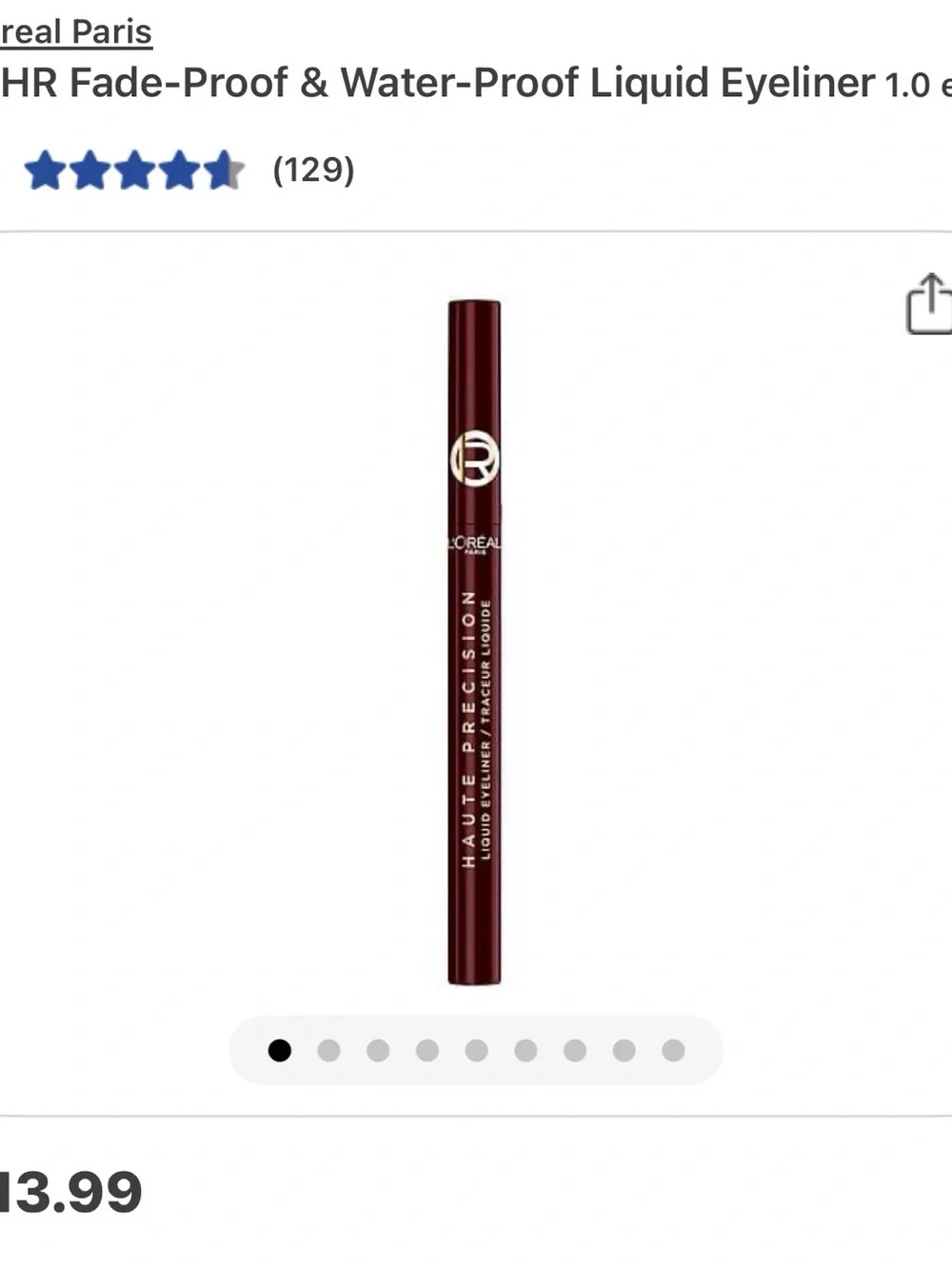 L'Oreal Haute Precision Liquid Felt Liner - Deep Plum